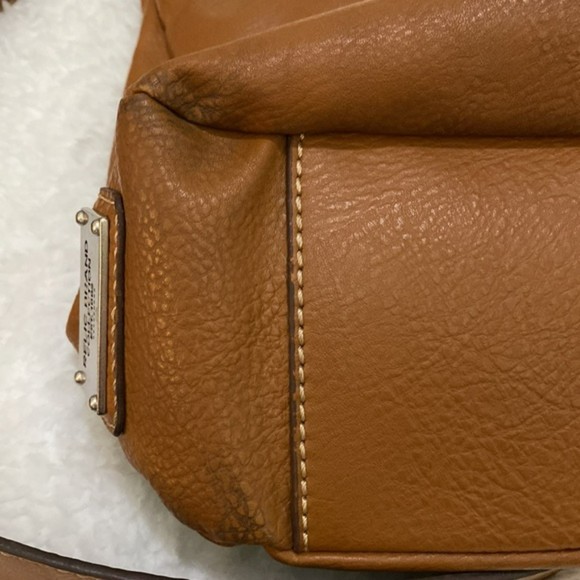 Relic By Fossil Roxanne Shoulder Bag Purse Cognac Leather Adjustable Messenger - Picture 10 of 16